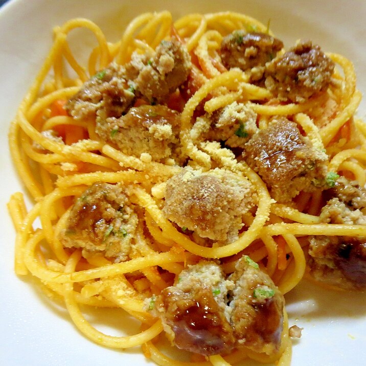ハンバーグで肉団子風パスタ レシピ 作り方 By Libre 楽天レシピ